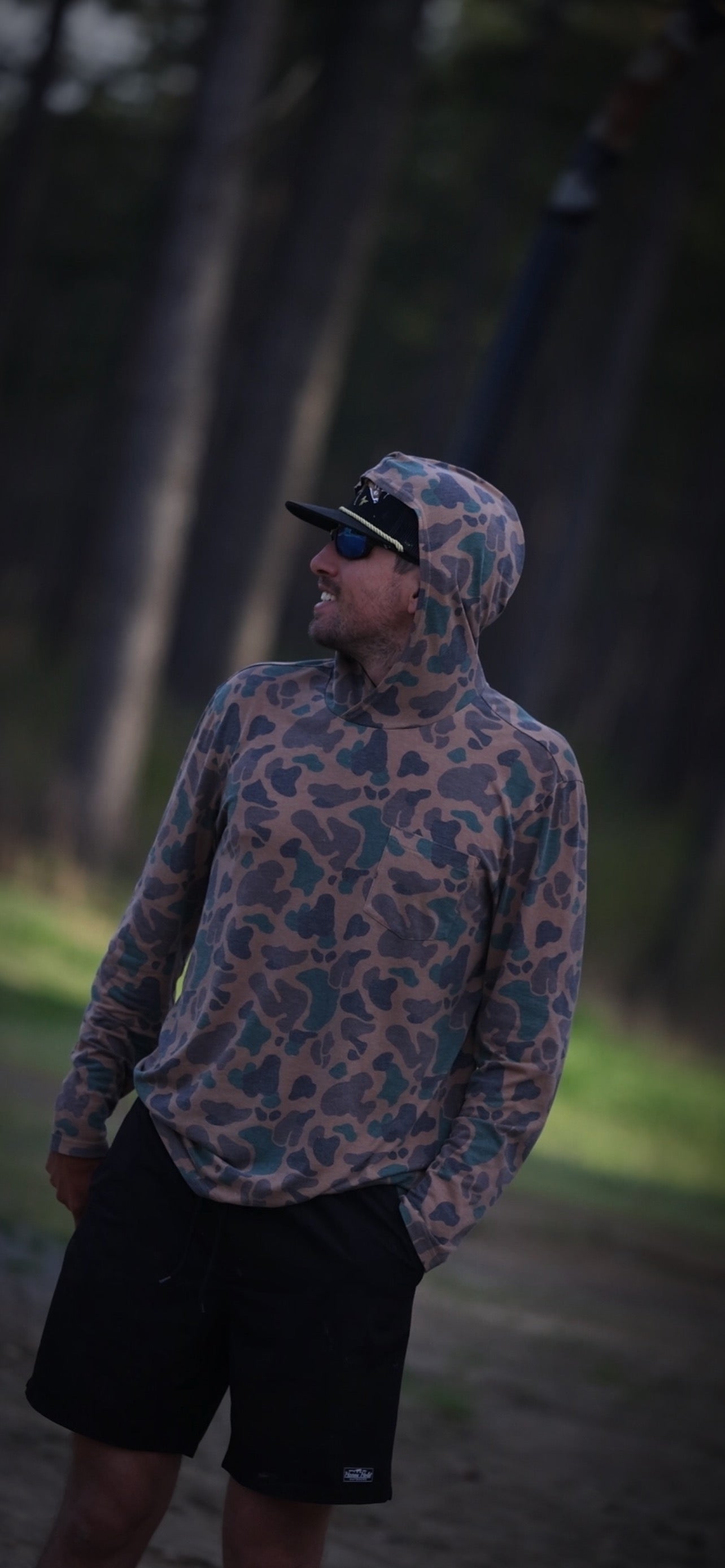 The Thin Hoodie - Vintage Camo