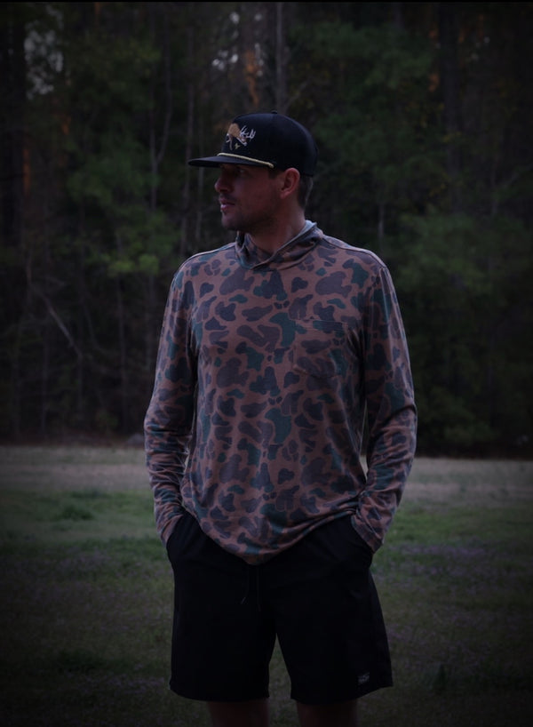 The Thin Hoodie - Vintage Camo