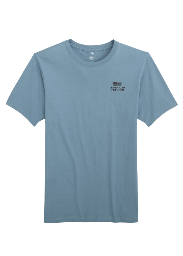 The Ride Out - Slate Blue Short Sleeve