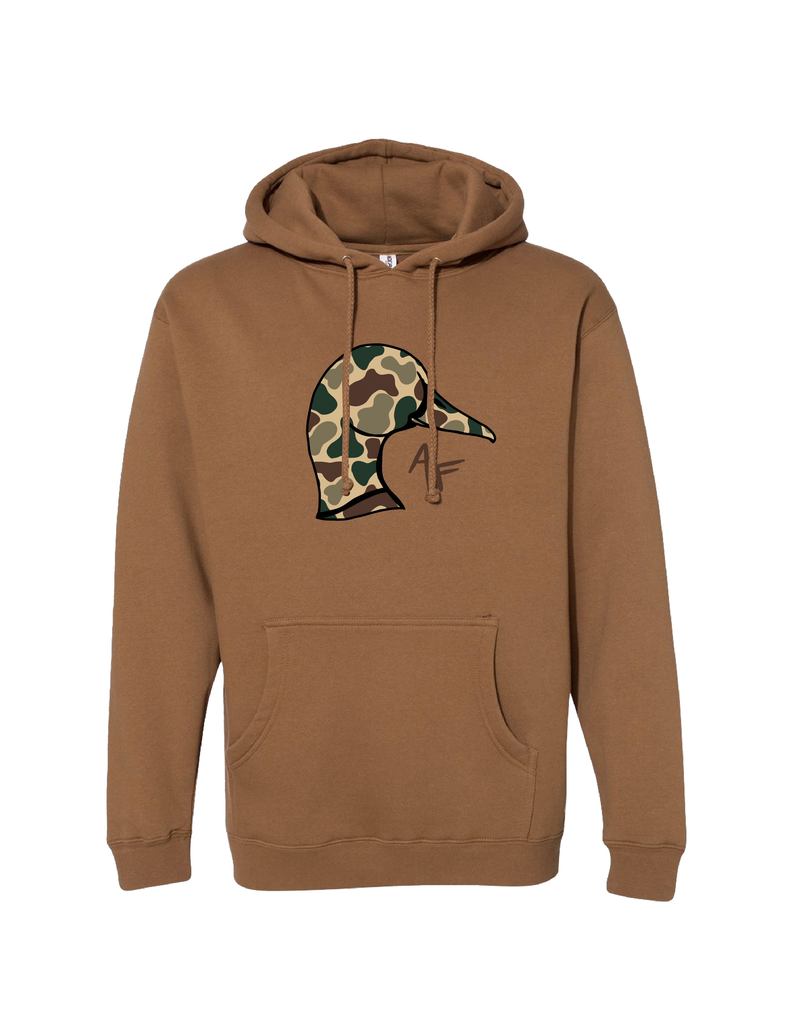 Mallard Head - Dark Brown Hoodie