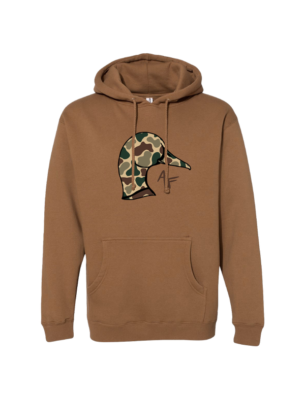 Mallard Head - Dark Brown Hoodie