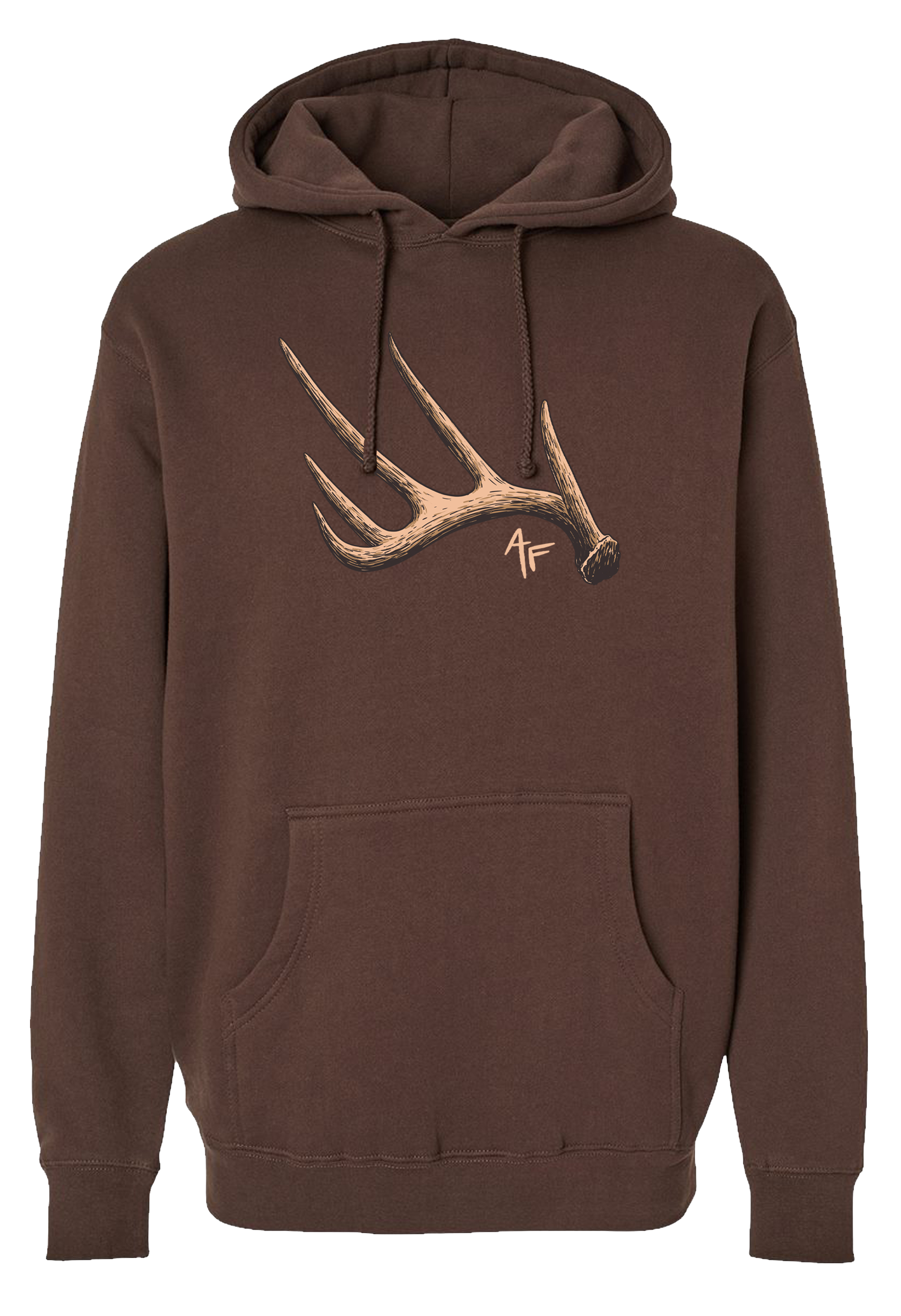 Antler Hoodie - Chocolate Hoodie