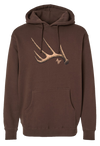 Antler Hoodie - Chocolate Hoodie