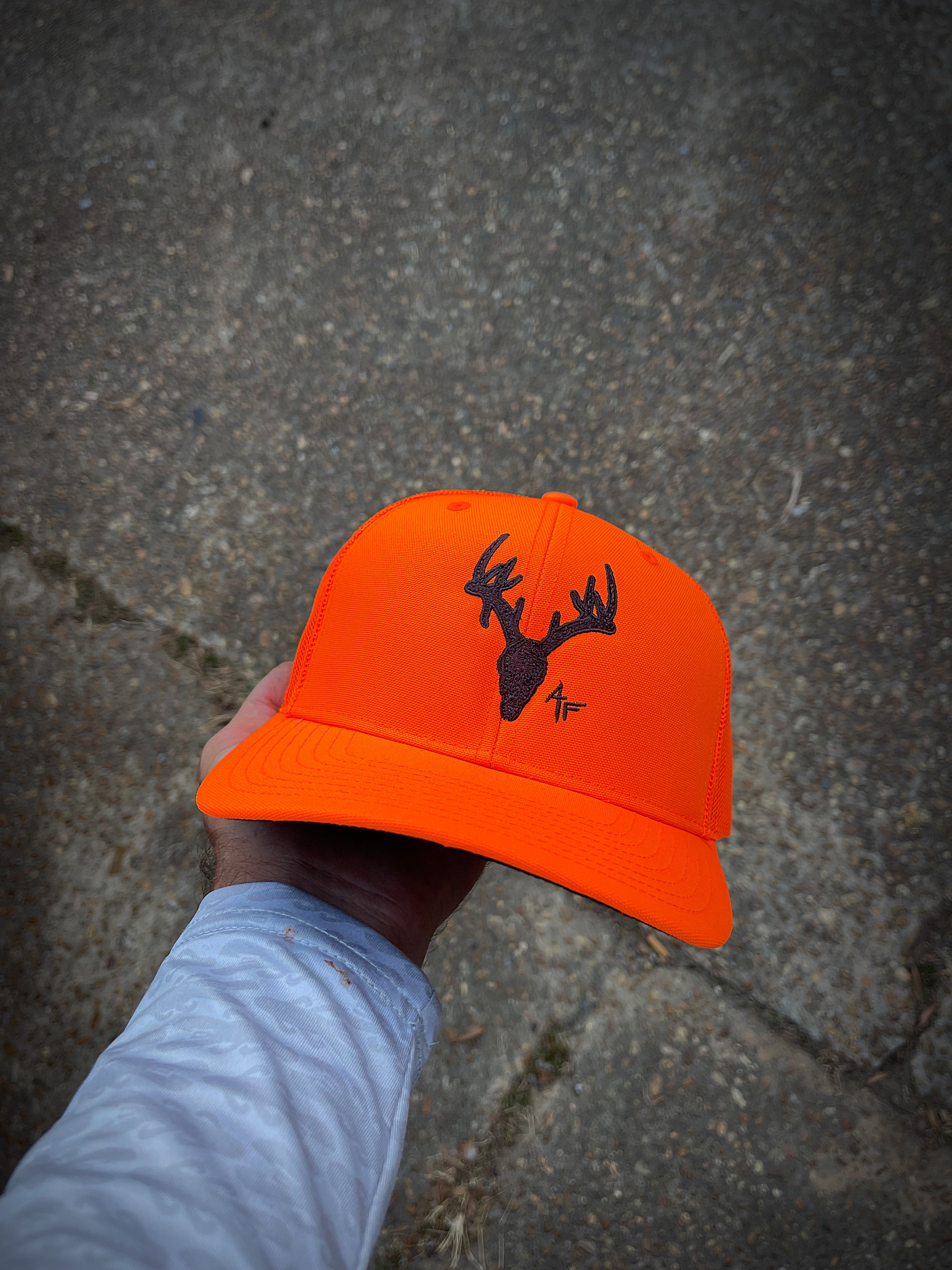 Deer Head - Hunter Orange