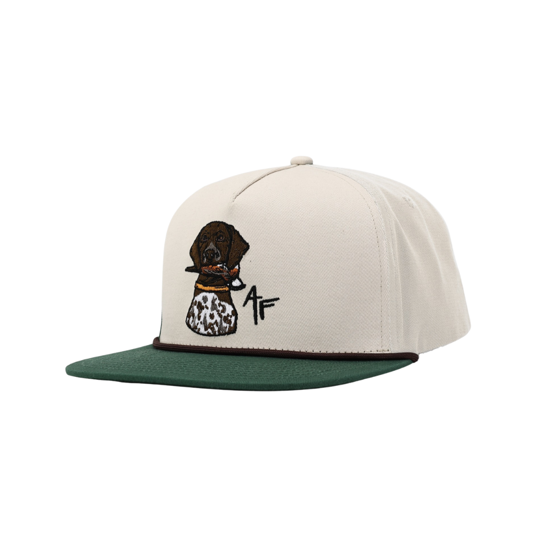 GSP With Quail - Cream Green Rope