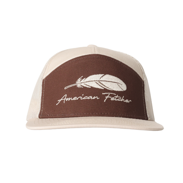 7 Panel - Khaki/Brown Feather