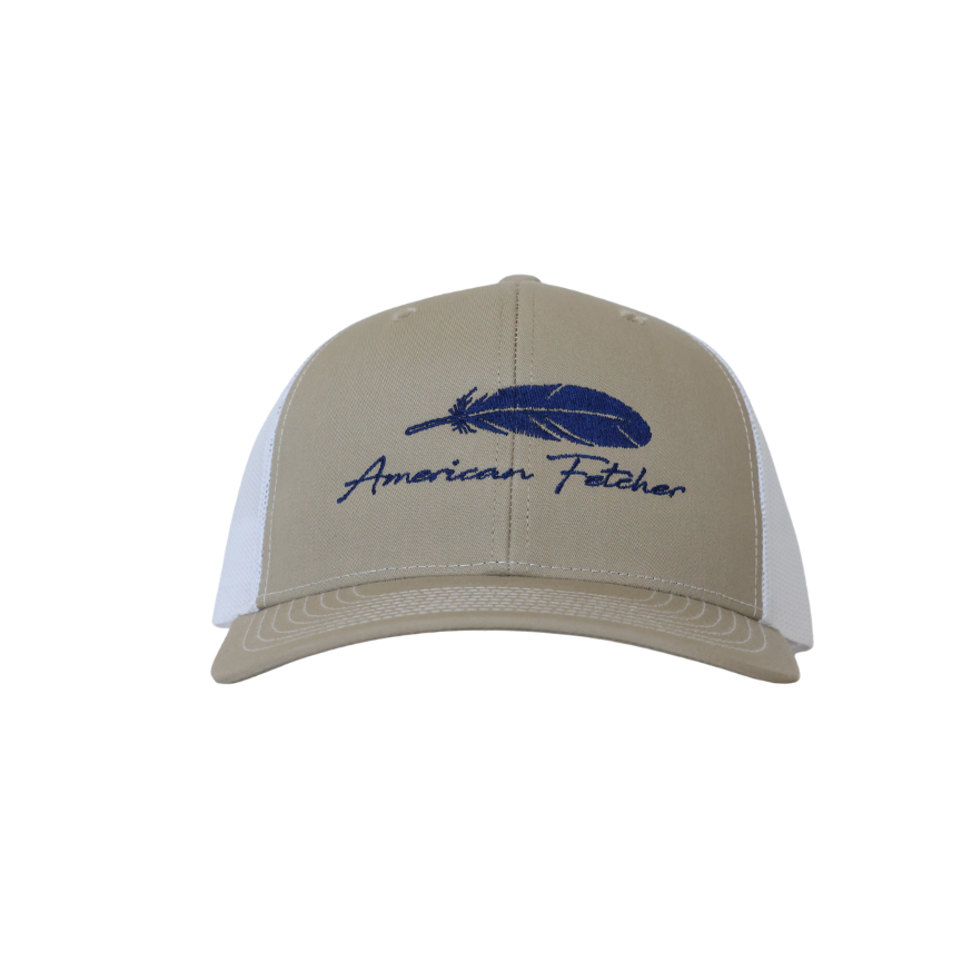 Khaki/White Feather