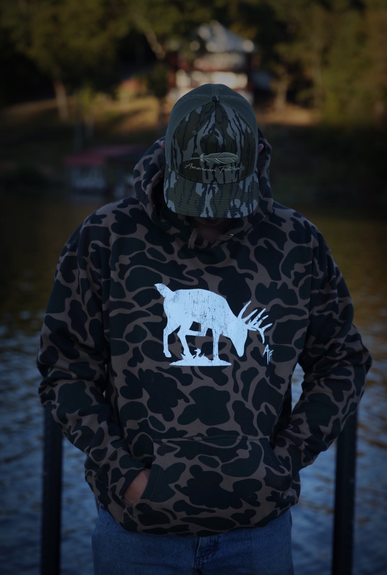 Deer Scrape Hoodie - Duck Camo