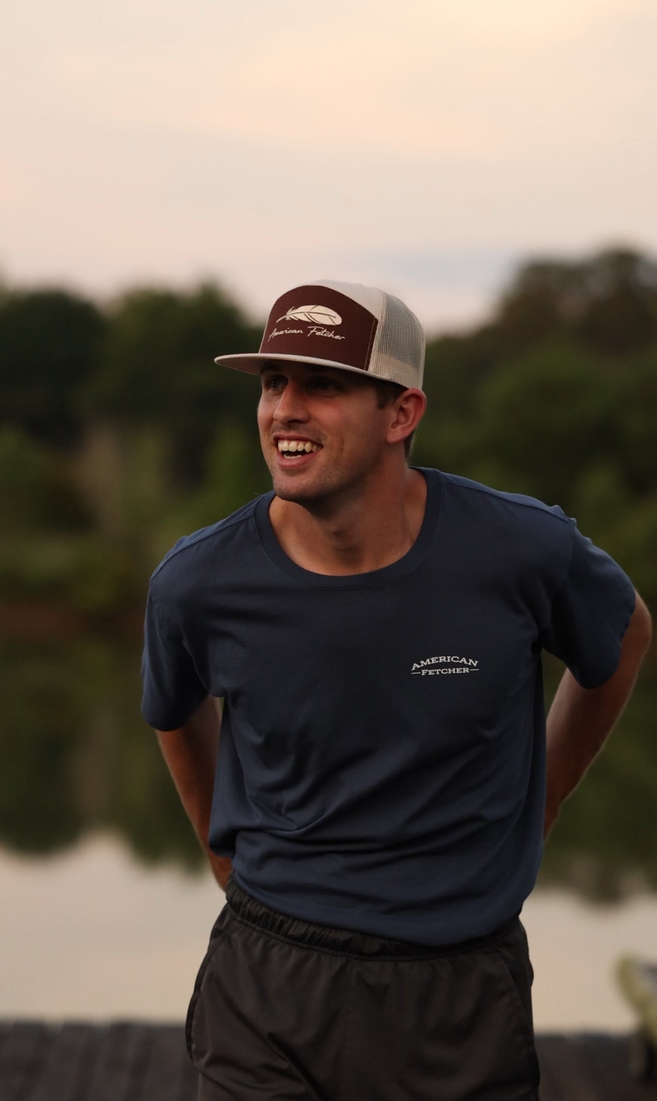 7 Panel - Ivory/Brown Feather