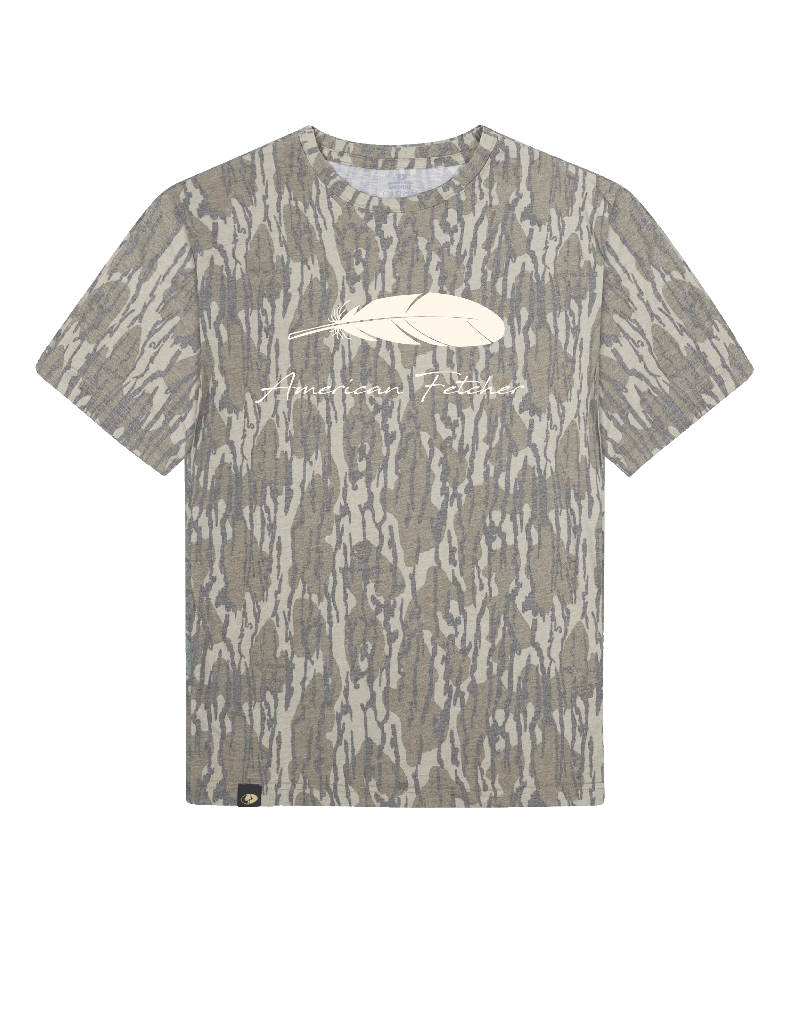 The Feather - Mossy Oak Washed Out T