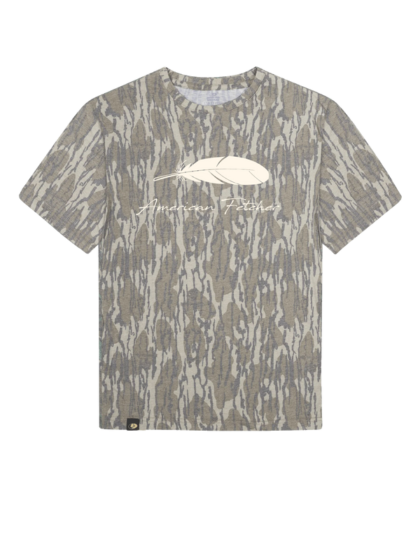 The Feather - Mossy Oak Washed Out T