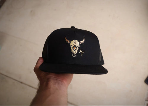 Cow Skull - All Black