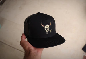 Cow Skull - All Black