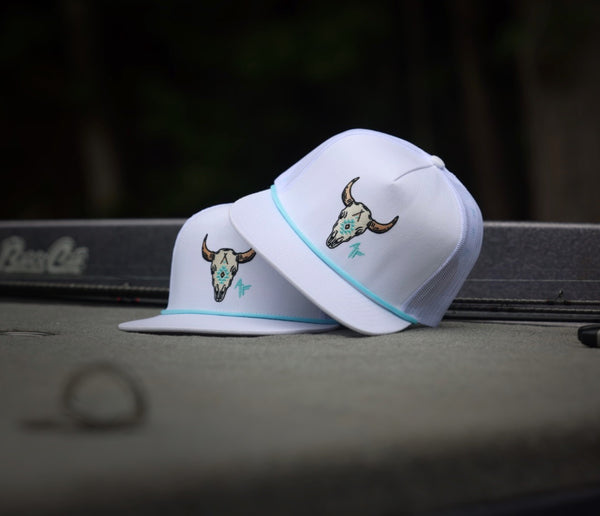Cow Skull Turquoise Rope