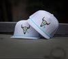 Cow Skull Turquoise Rope