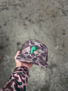 Mallard Head — 5 Panel Dark Camo