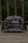 The Feather - 5 Panel Dark Camo