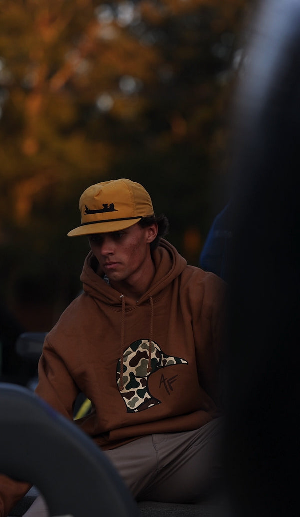 Mallard Head - Dark Brown Hoodie