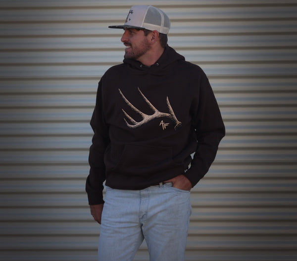 Antler Hoodie - Chocolate Hoodie
