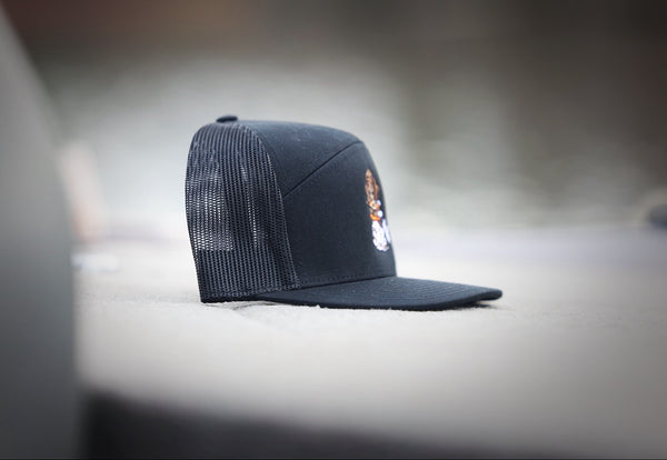 GSP With Quail - 7 Panel All Black