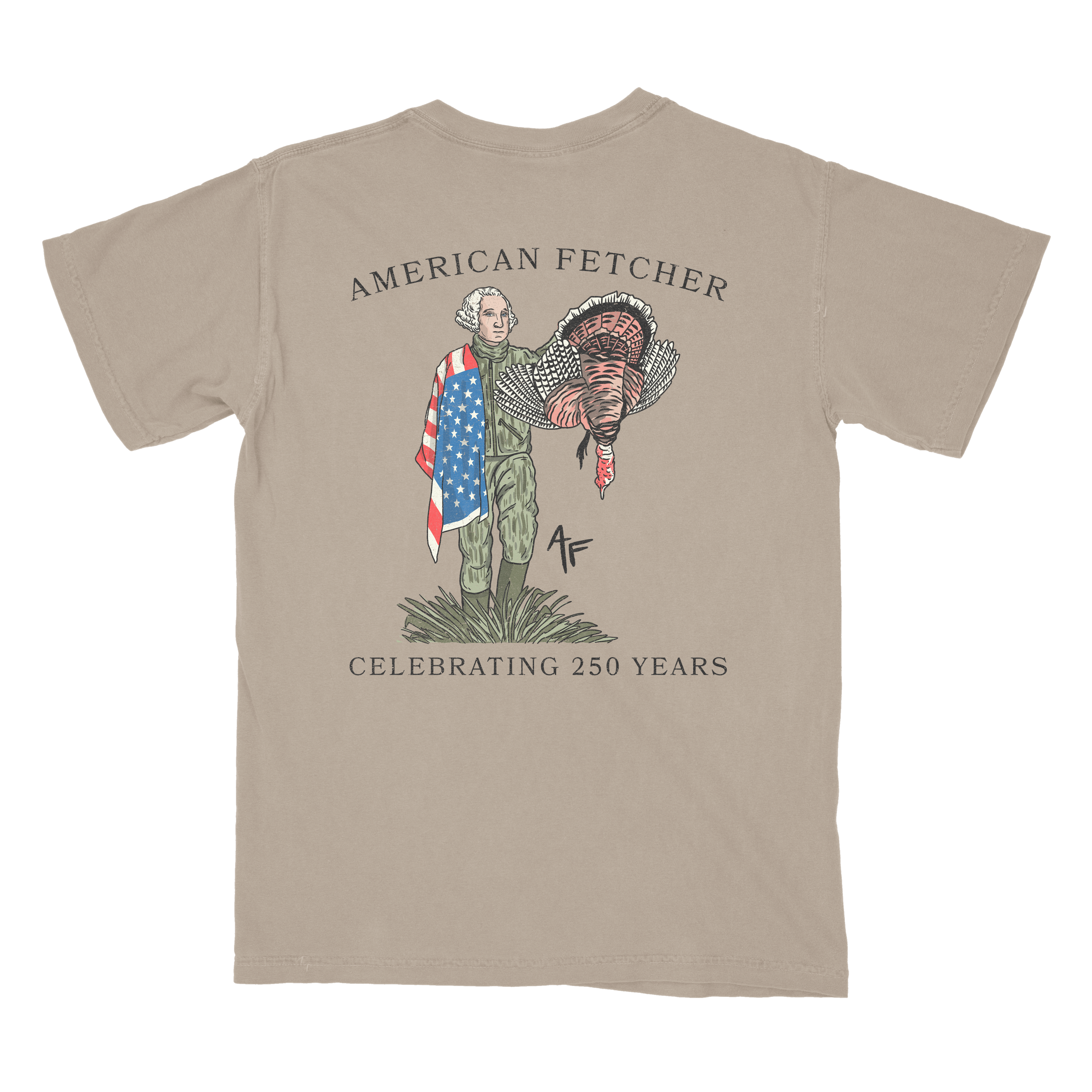 GW's Longbeard - Khaki T Shirt (Pre Order - Ships Feb 19th)