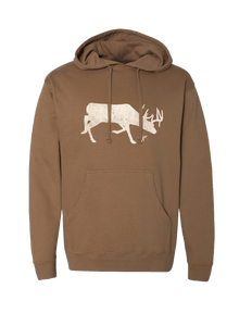 The Whitetail Hoodie - Saddle