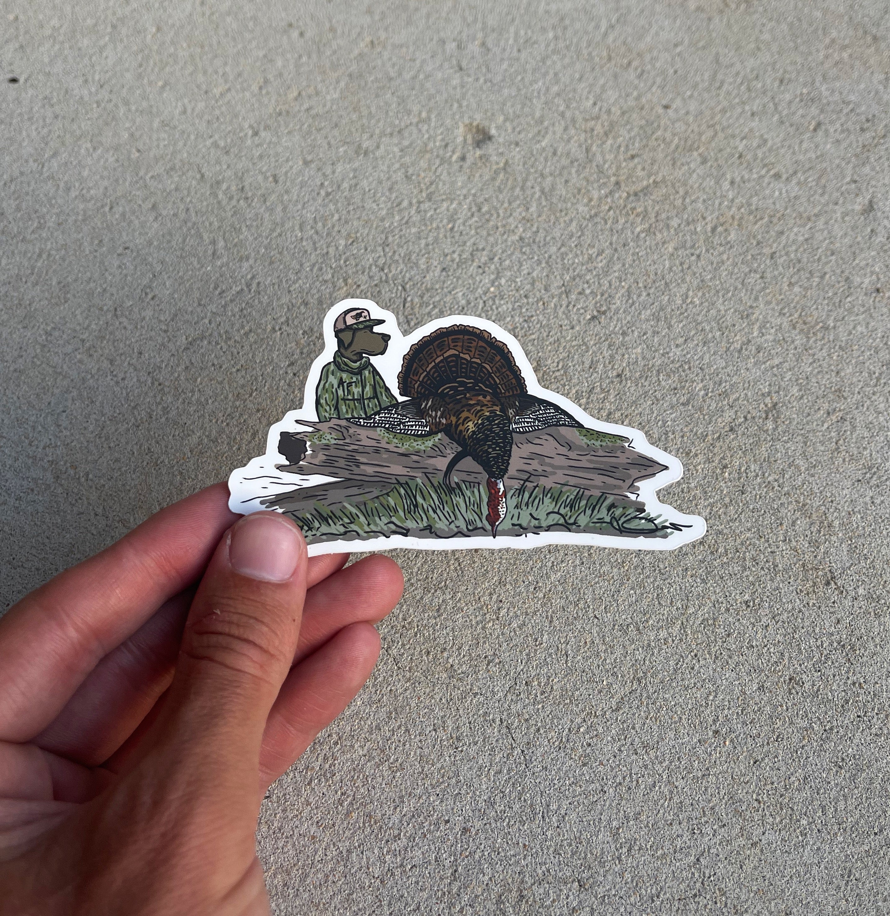 Turkey Hunter Sticker