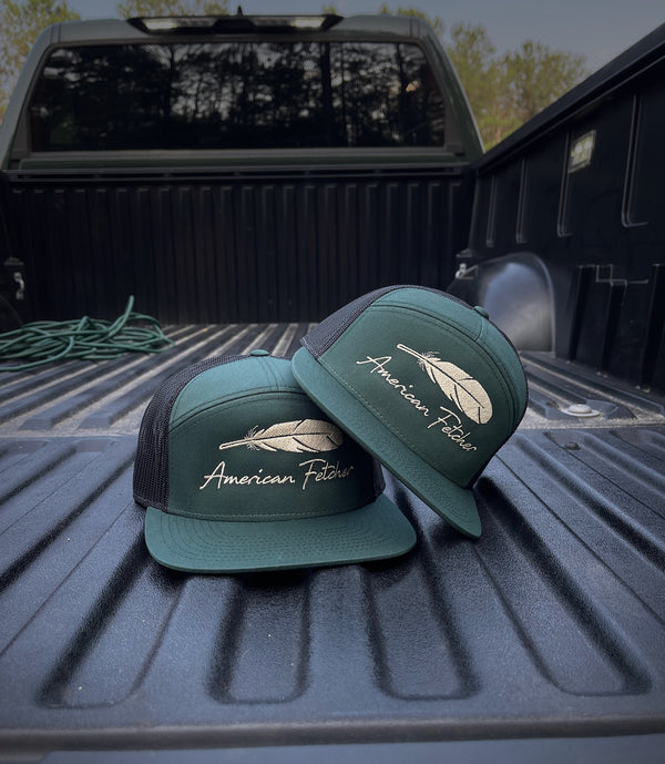 The Feather - 7 Panel Green