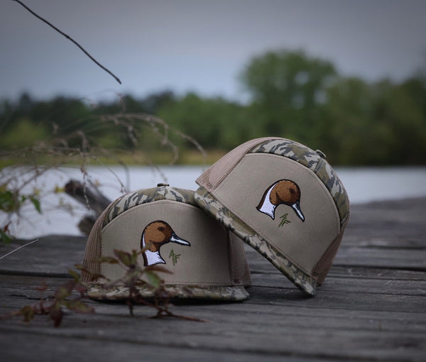 Pintail Duck Head — 7 Panel Bottomland