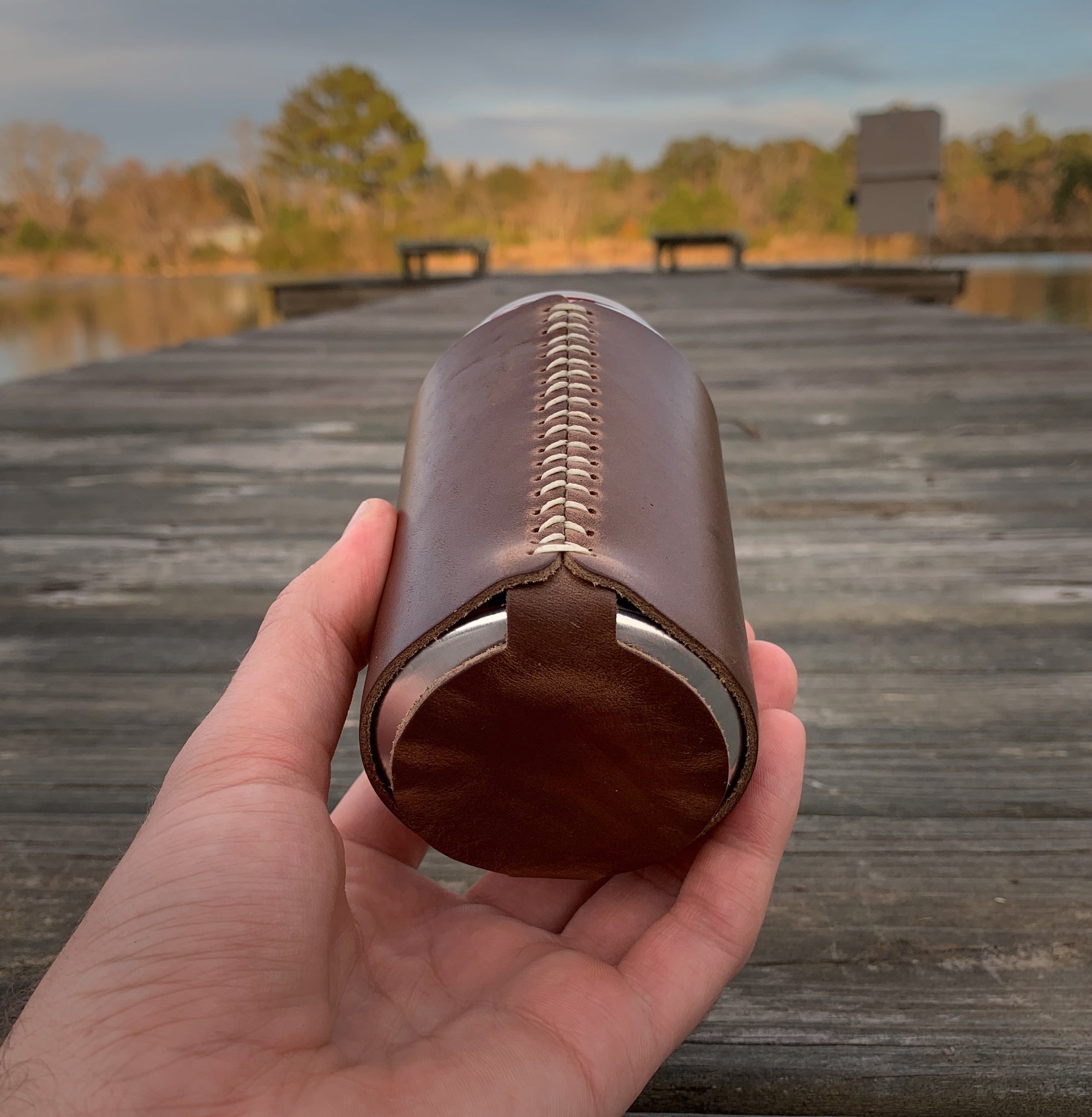 Handcrafted USA Leather Bridal Party Koozies – TheirBigDay