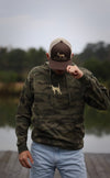 Mid Weight Hoodie — Camo Feather
