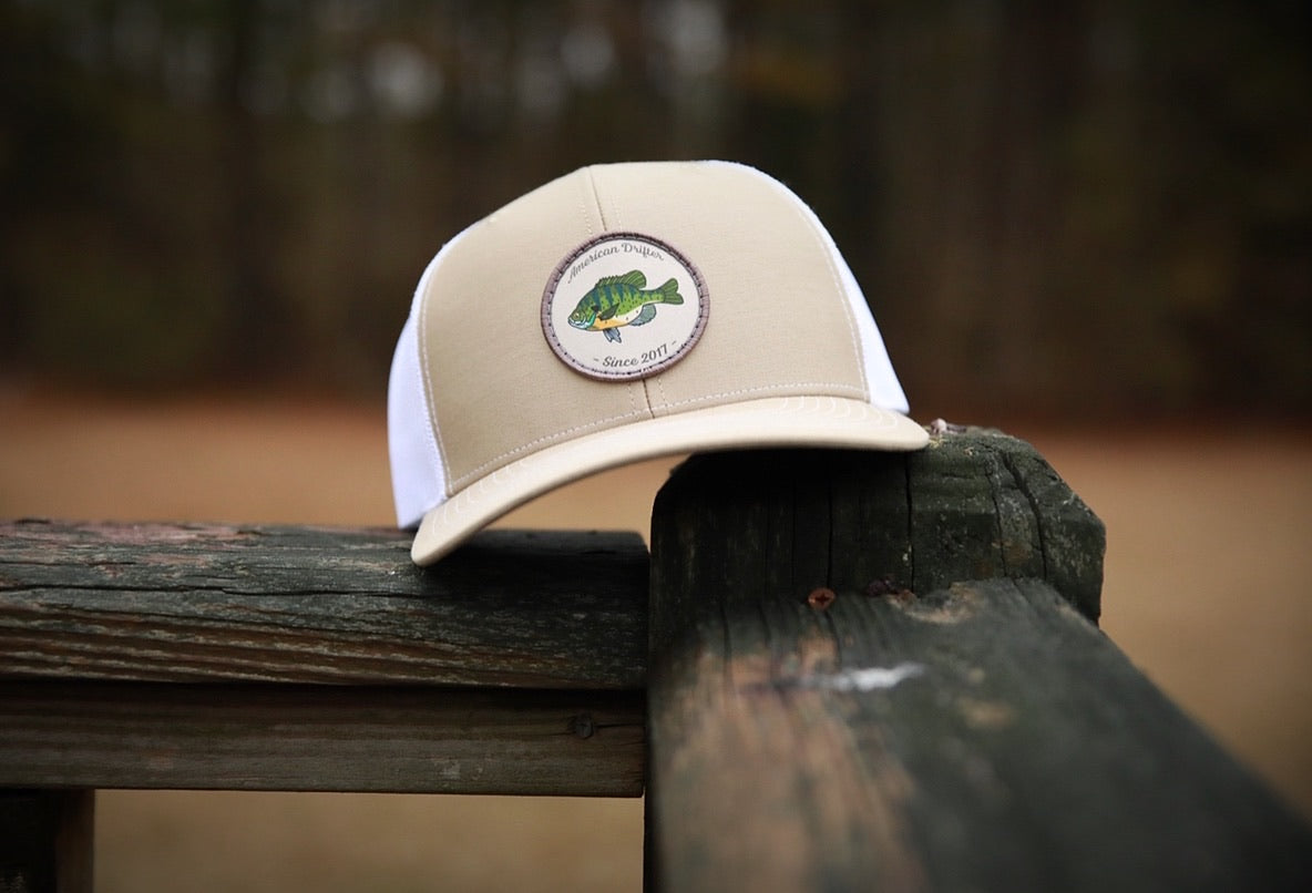 Bream Patch — Khaki/White