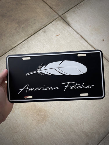 License Plate - The Feather