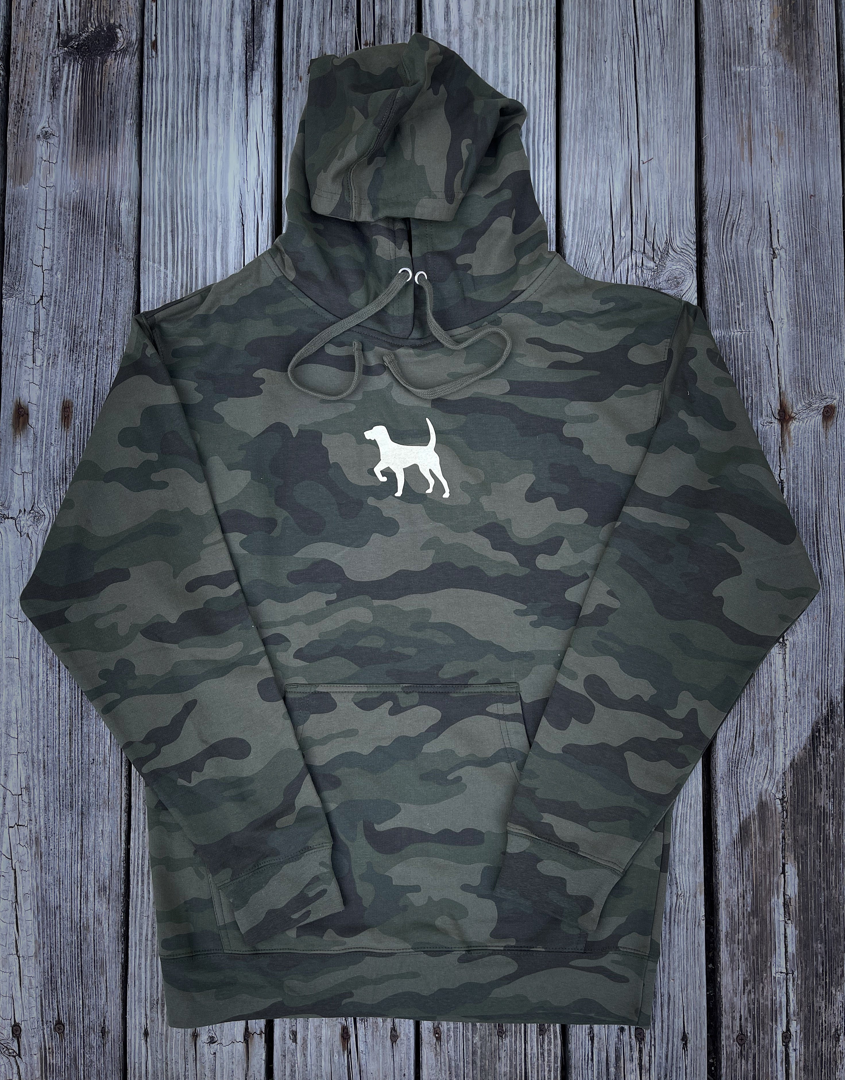 Mid Weight Hoodie — Camo Feather
