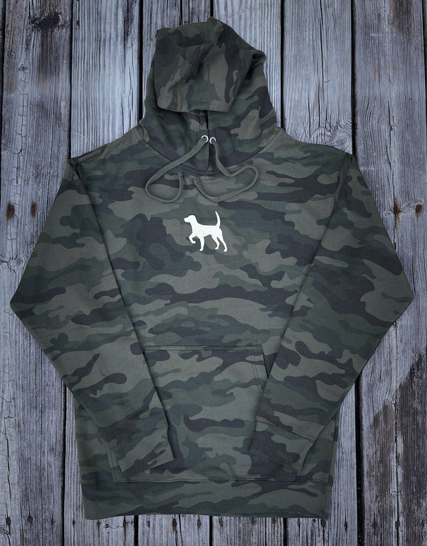 Mid Weight Hoodie — Camo Feather