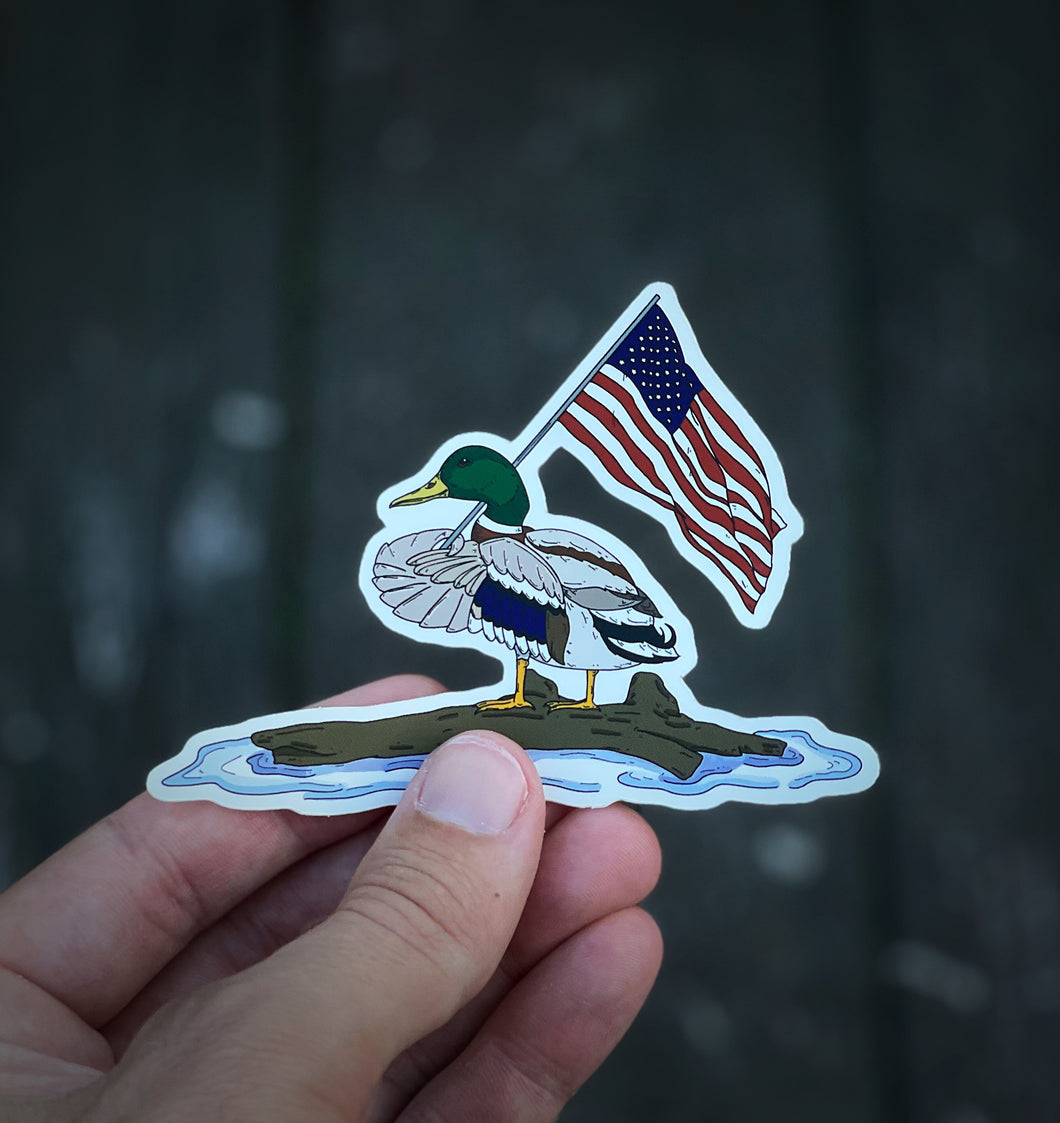 Freedom Mallard Sticker